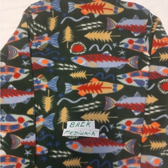 Patagonia Salmon Energy Synchilla - RARE - Picture 2 of 6